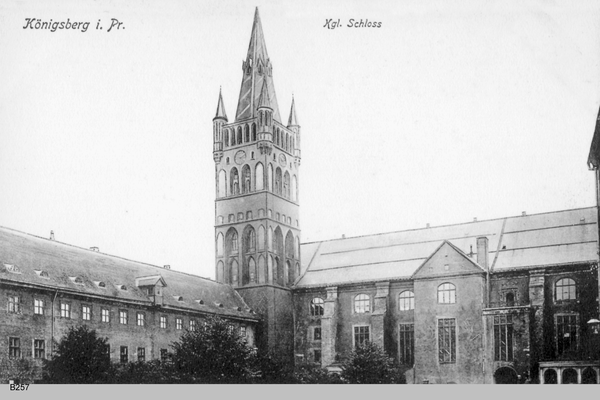 Königsberg, Innerer Schloßhof mit Schloßkirche