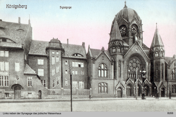 Königsberg, Synagoge mit jüdischem Waisenhaus