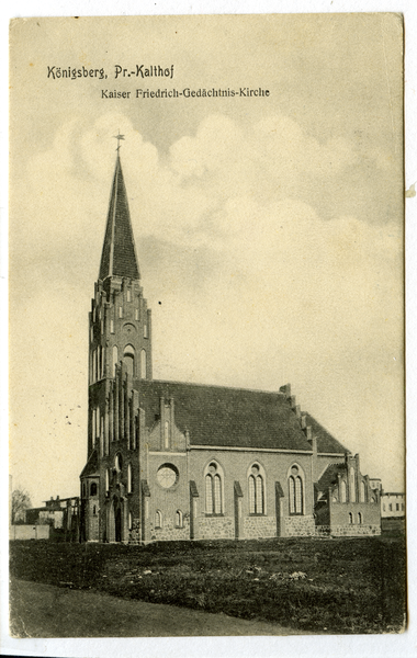 Königsberg, Kaiser-Friedrich-Gedächtniskirche