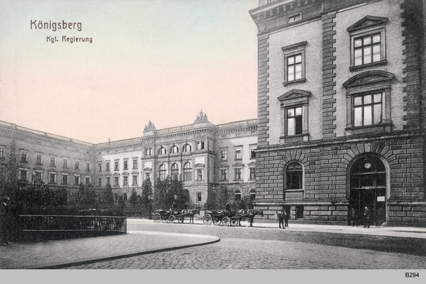 Königsberg, Königliche Regierung