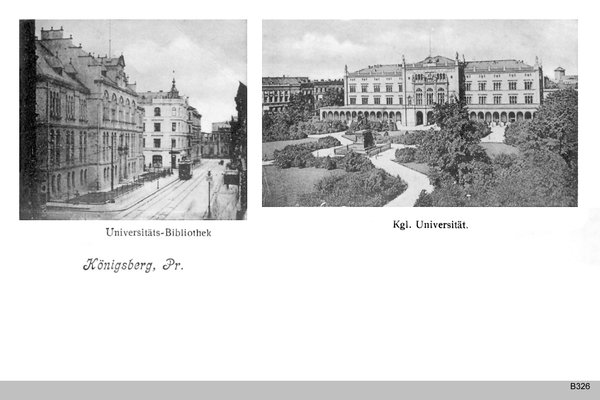 Königsberg, Universität und Universitätsbibliothek