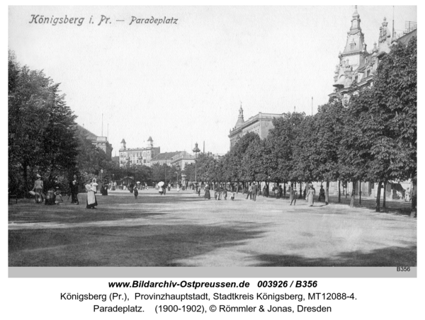 Königsberg, Paradeplatz