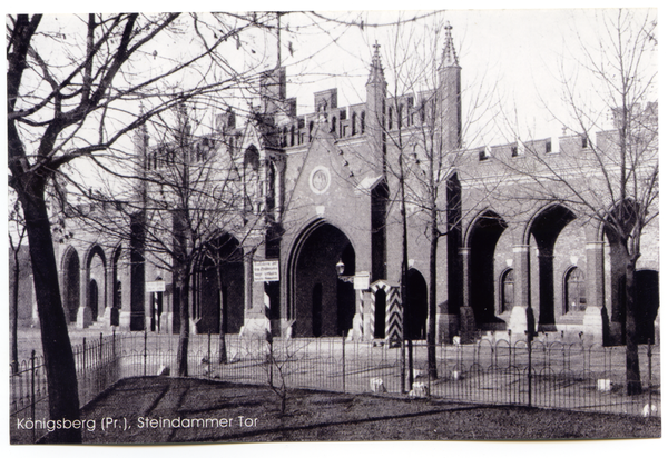 Königsberg (Pr.), Steindammer Tor, Stadtseite