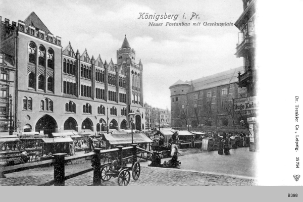 Königsberg, Post Gesekusplatz