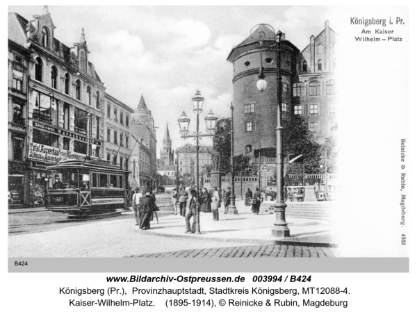Königsberg, Kaiser-Wilhelm-Platz