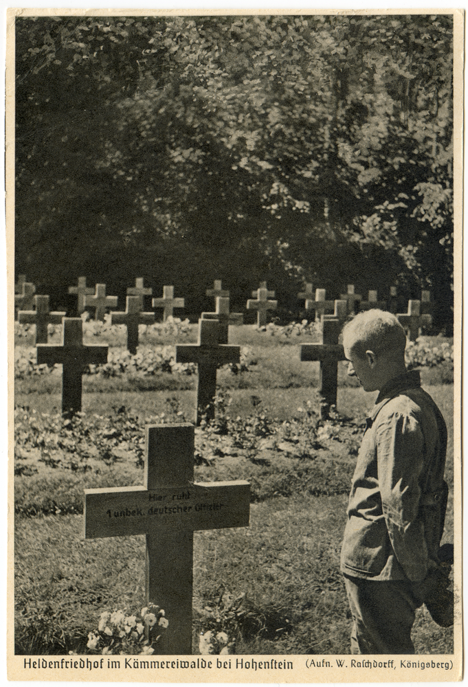 Hohenstein i. Ostpr., Heldenfriedhof im Kämmereiwalde