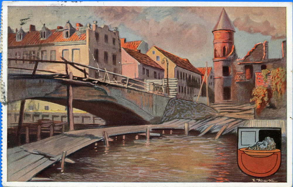 Johannisburg, Die zerstörte Pießekbrücke