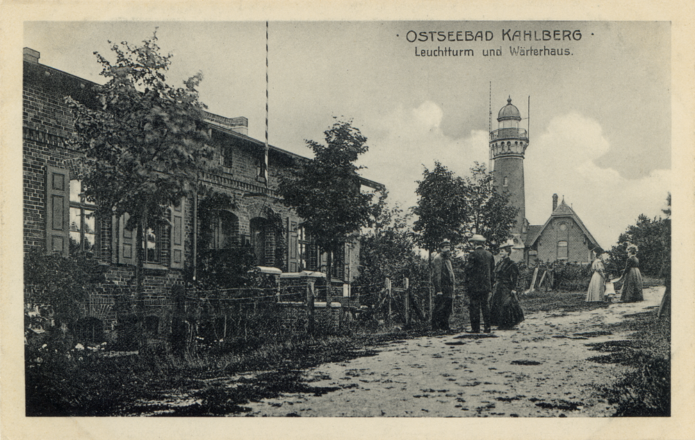 Kahlberg-Liep, Leuchtturm und Wärterhaus