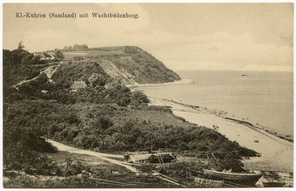 Klein Kuhren, Dorf mit Wachtbudenberg