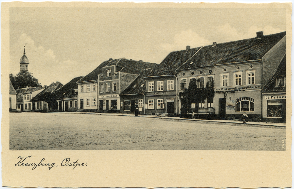 Kreuzburg (Ostpr.), Marktplatz