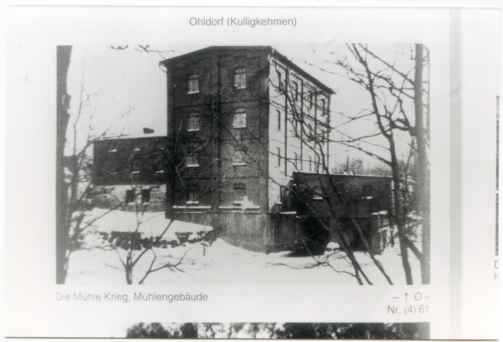 Kulligkehmen, Mühle Krieg