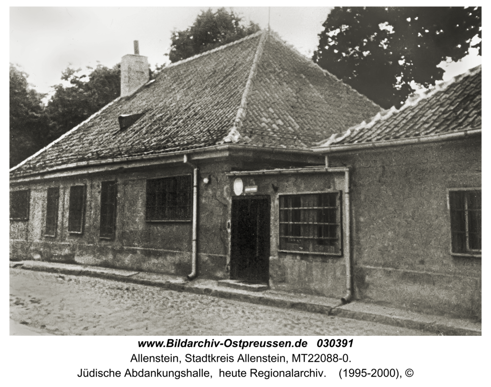 Allenstein, Jüdische Abdankungshalle,  heute Regionalarchiv