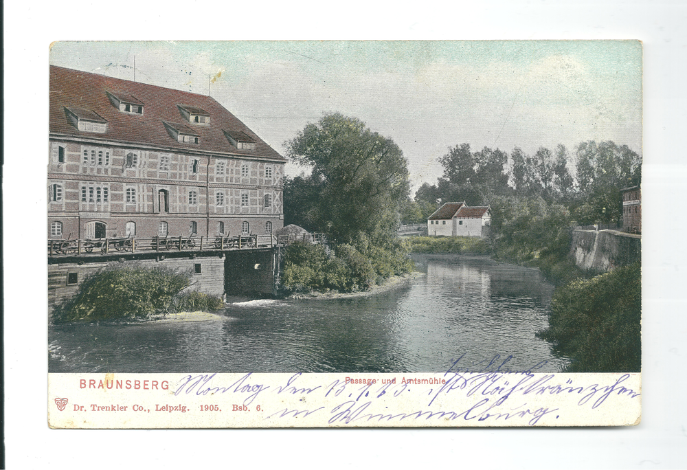 Braunsberg, Passarge und Amtsmühle