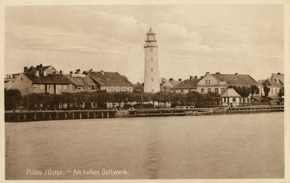 Pillau, Seestadt, Ortsansicht Vorhafen