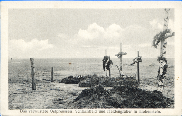 Hohenstein Kr. Osterode, Schlachtfeld und Heldengräber