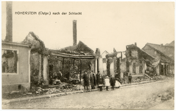 Hohenstein i. Ostpr., Kriegszerstörungen
