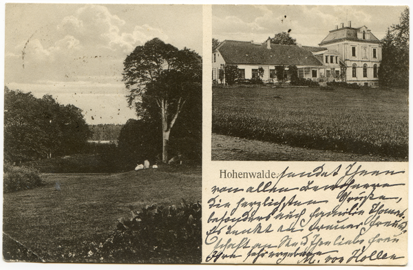 Hohenwalde Kr. Heiligenbeil, Gutshaus und Park