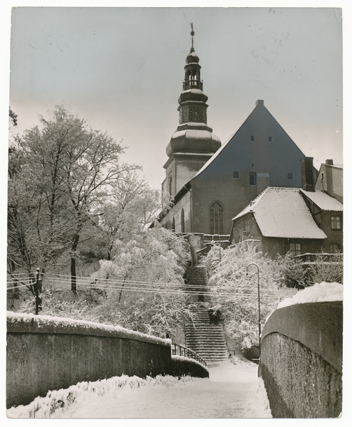Insterburg, Lutherkirche im Winter