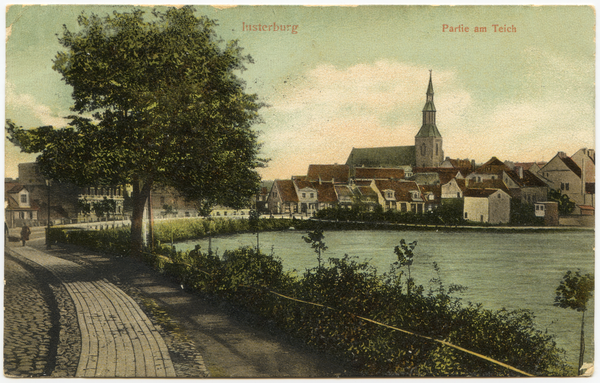 Insterburg, Partie am Teich