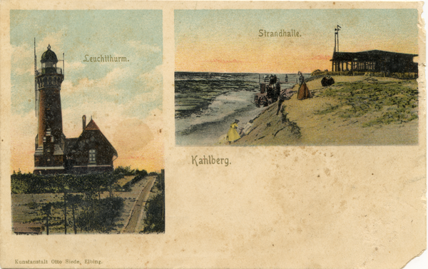 Kahlberg-Liep, Strandhalle, Leuchtturm