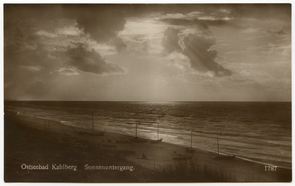 Kahlberg-Liep, Sonnenuntergang