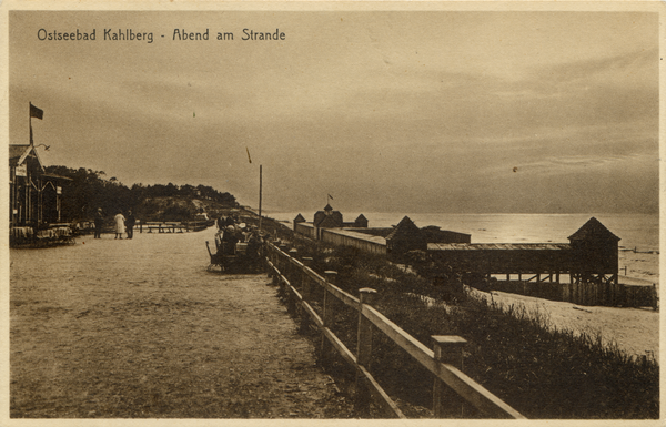 Kahlberg-Liep, Abend am Strand