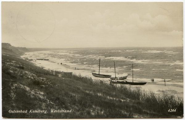 Kahlberg-Liep, Weststrand