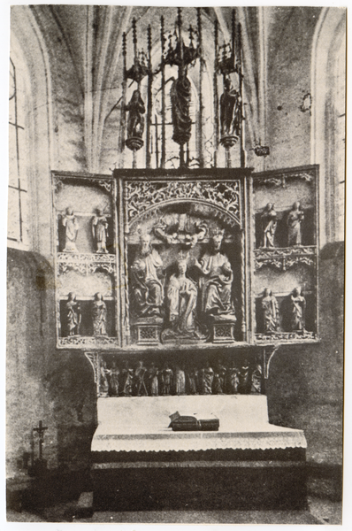 Kremitten, Kirche, Gotischer Schnitzaltar