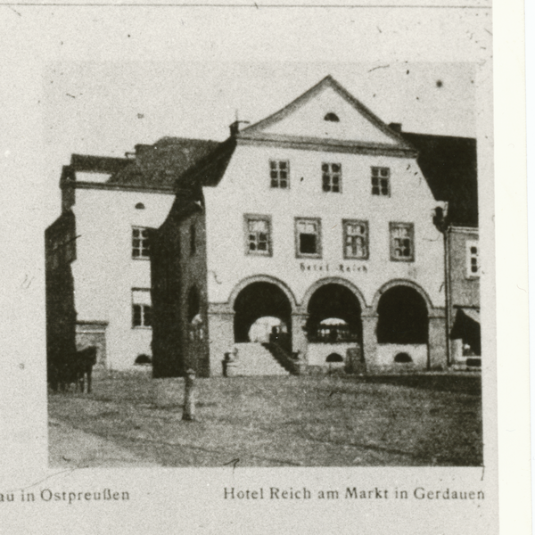 Gerdauen, Hotel Reich am Markt