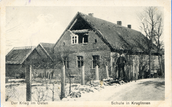 Kruglinnen, Zerstörte Schule