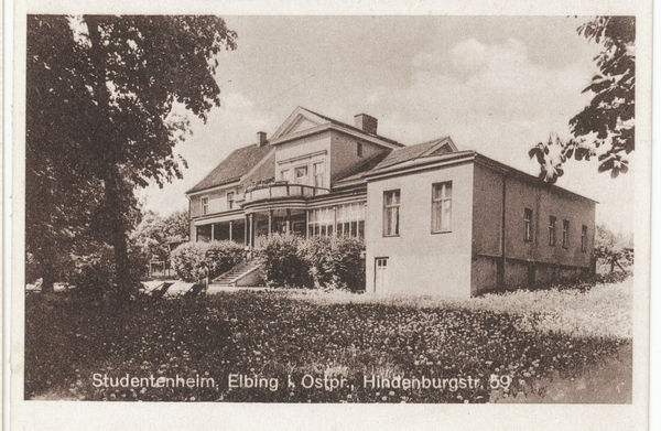 Elbing, Studentenheim Hindenburgstraße 59