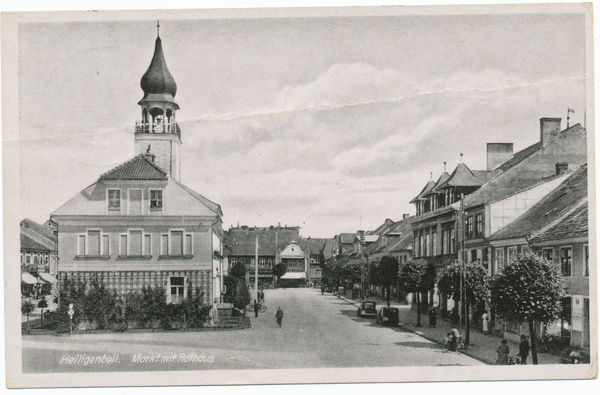 Heiligenbeil, Markt mit Rathaus