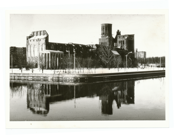 Königsberg, der zerstörte Dom, Blick von Nordosten