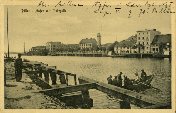 Pillau, Seestadt, Innenhafen mit Ilskefalle