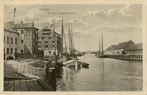 Memel, An der Dangemündung