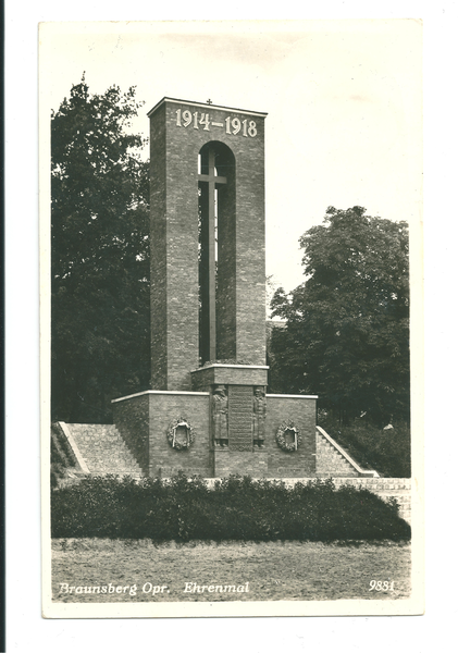 Braunsberg, Ehrenmal