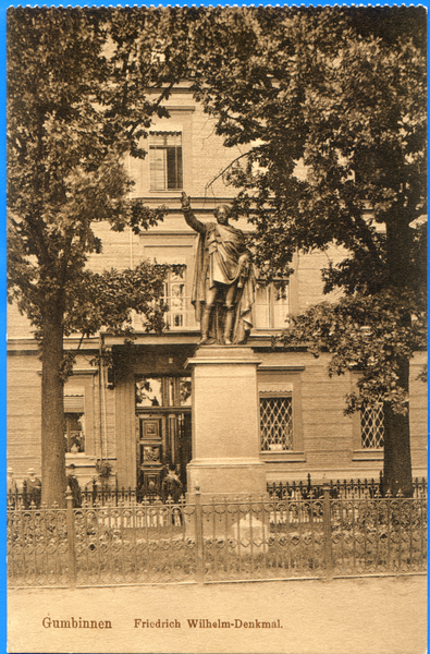 Gumbinnen, Denkmal Friedrich-Wilhelms I.