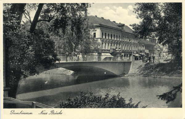 Gumbinnen, Große Brücke (Neue Brücke)