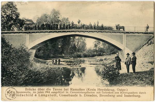 Ramutten, Brücke über die Tenne bei Ramutten