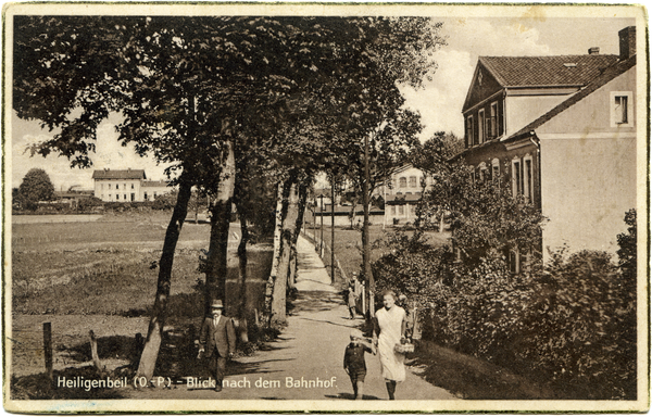 Heiligenbeil, Blick nach dem Bahnhof