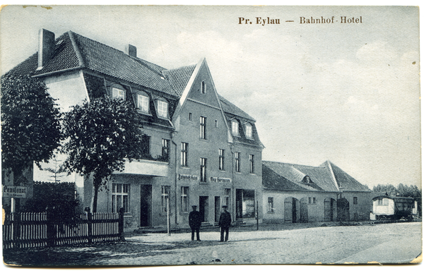 Preußisch Eylau, Bahnhof - Hotel