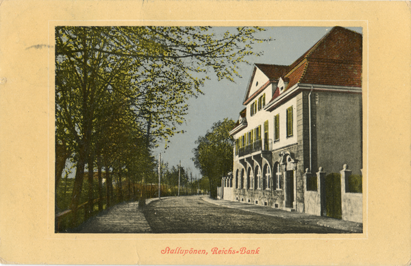 Stallupönen, Hindenburgstraße, Reichsbank