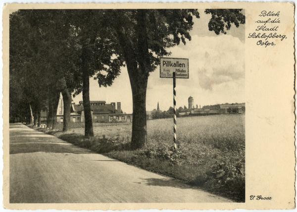 Schloßberg, Kreisstadt, Blick auf die Stadt