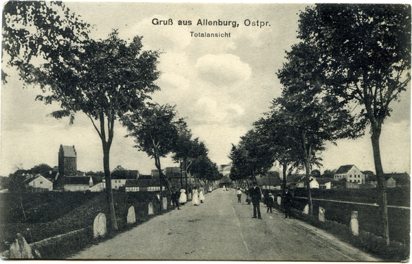 Allenburg, Ortsansicht
