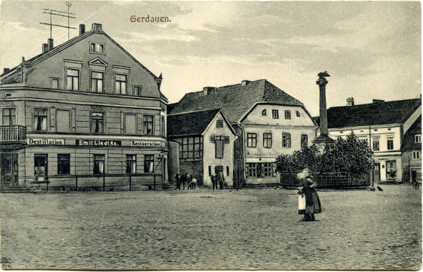 Gerdauen, Markt