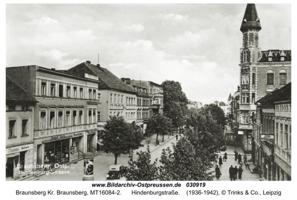 Braunsberg, Hindenburgstraße