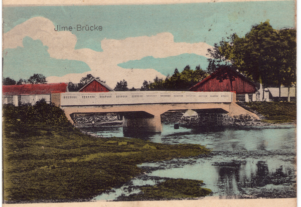 Groß Astrawischken, Ilmebrücke