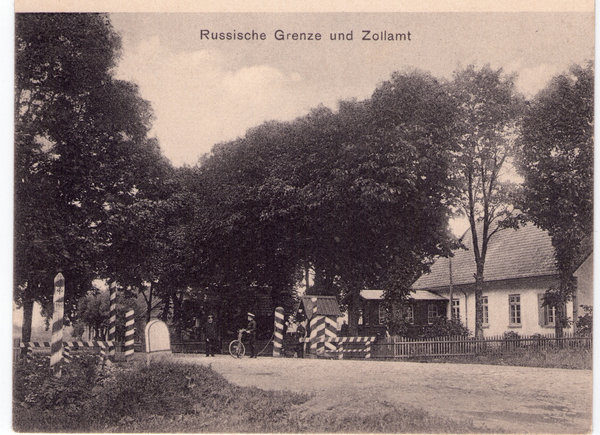 Bajohren Kr. Memel, Russische Grenze und Zollamt
