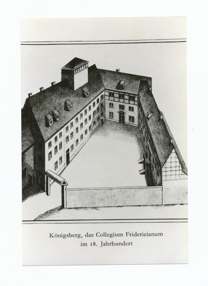 Königsberg, Collegiengasse,  Collegium Fridericianum im 18. Jhd., Modell