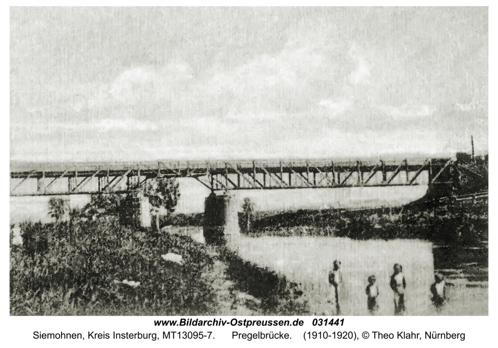Siemohnen, Pregelbrücke
